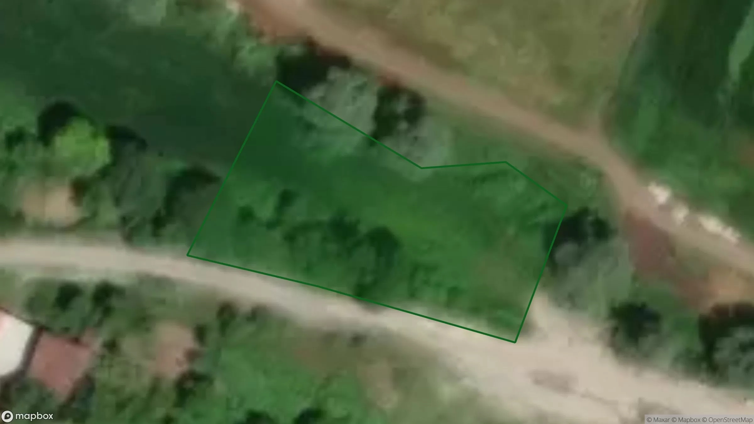 ÇİLİNGİR DERMAN SOKAK'TA, 256M2 YOLA CEPHE, KÖY İÇİ ARAZİ — parsel sınırı
